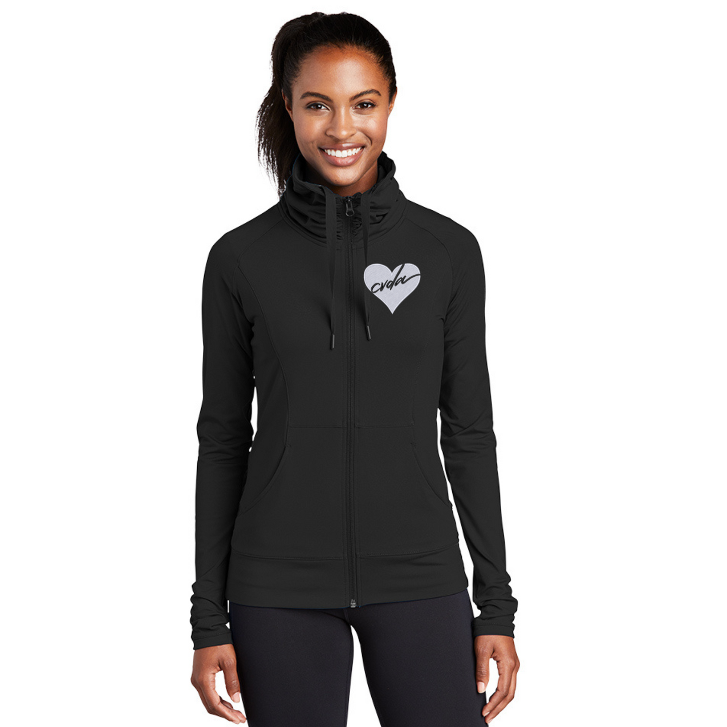 CVDA Embroidered Cowl Neck Jacket (4201)