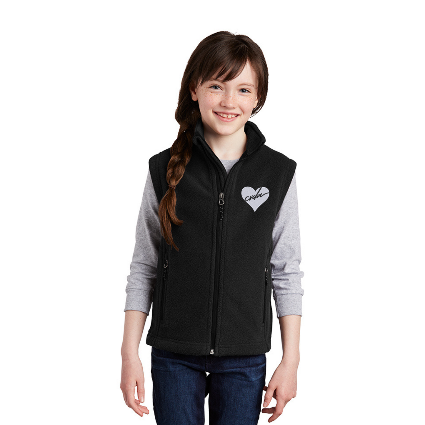 CVDA Embroidered Microfleece Vest (4206)
