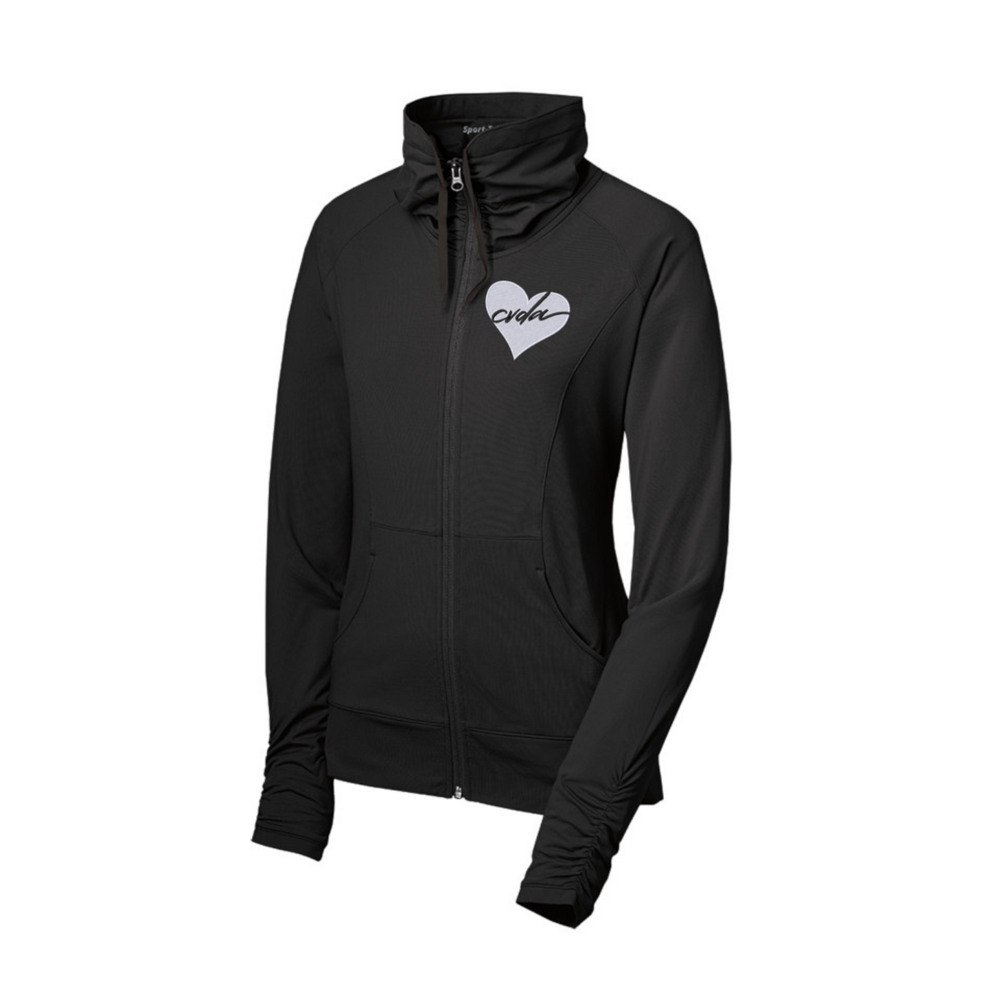 CVDA Embroidered Cowl Neck Jacket (4201)