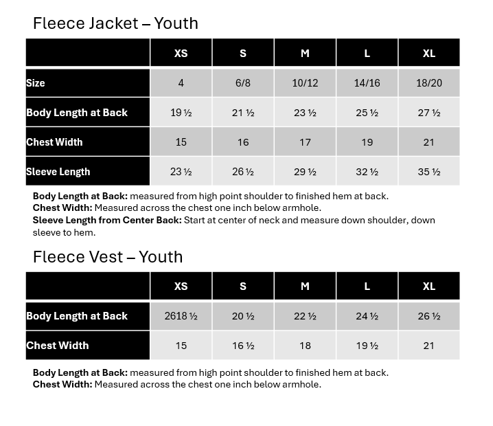 CVDA Embroidered Microfleece Jacket (4204)