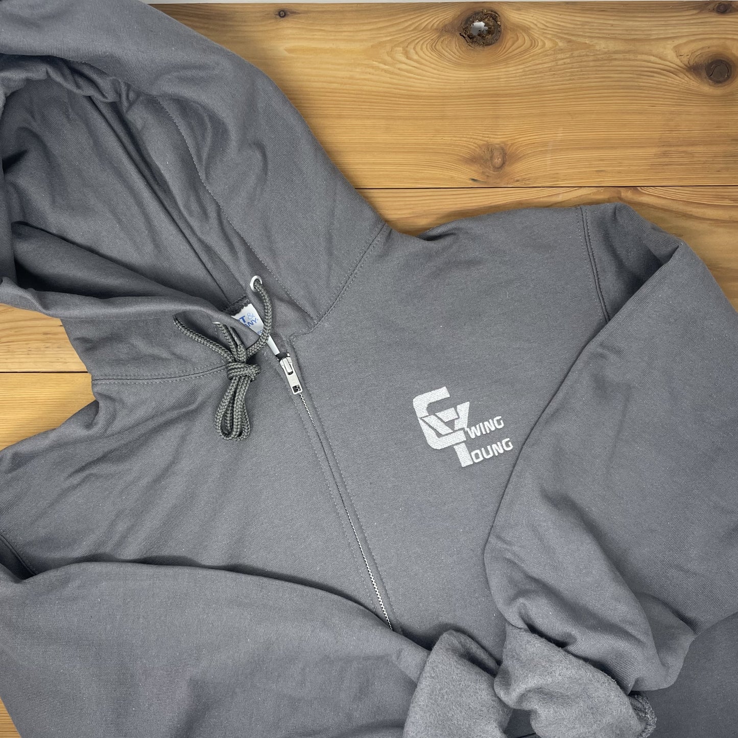Ewing Young Zip Up Adult Hoodie