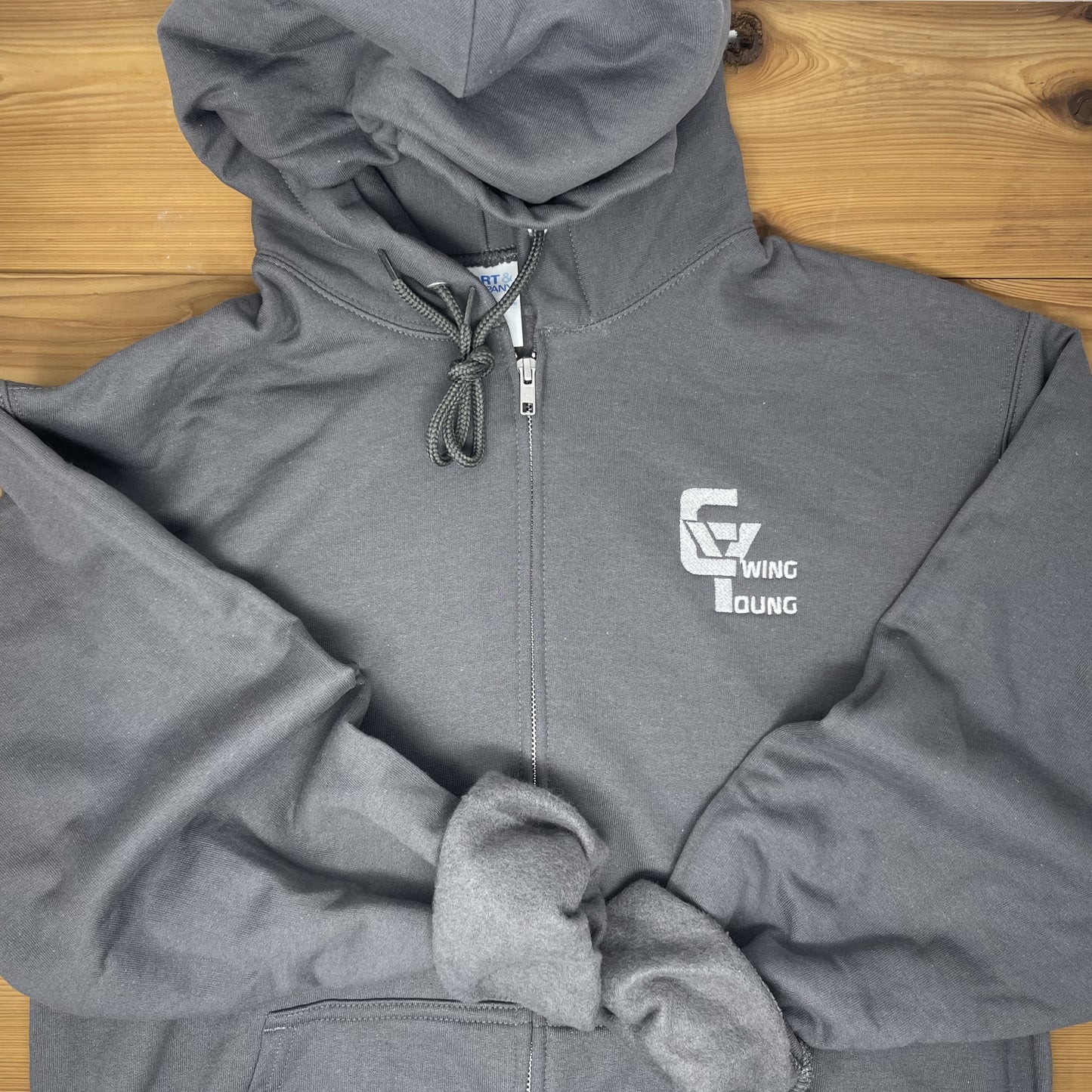 Ewing Young Zip Up Adult Hoodie
