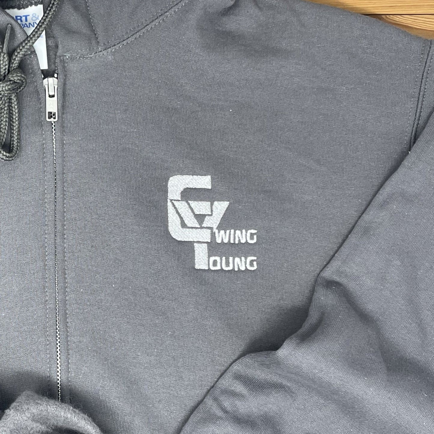 Ewing Young Zip Up Adult Hoodie