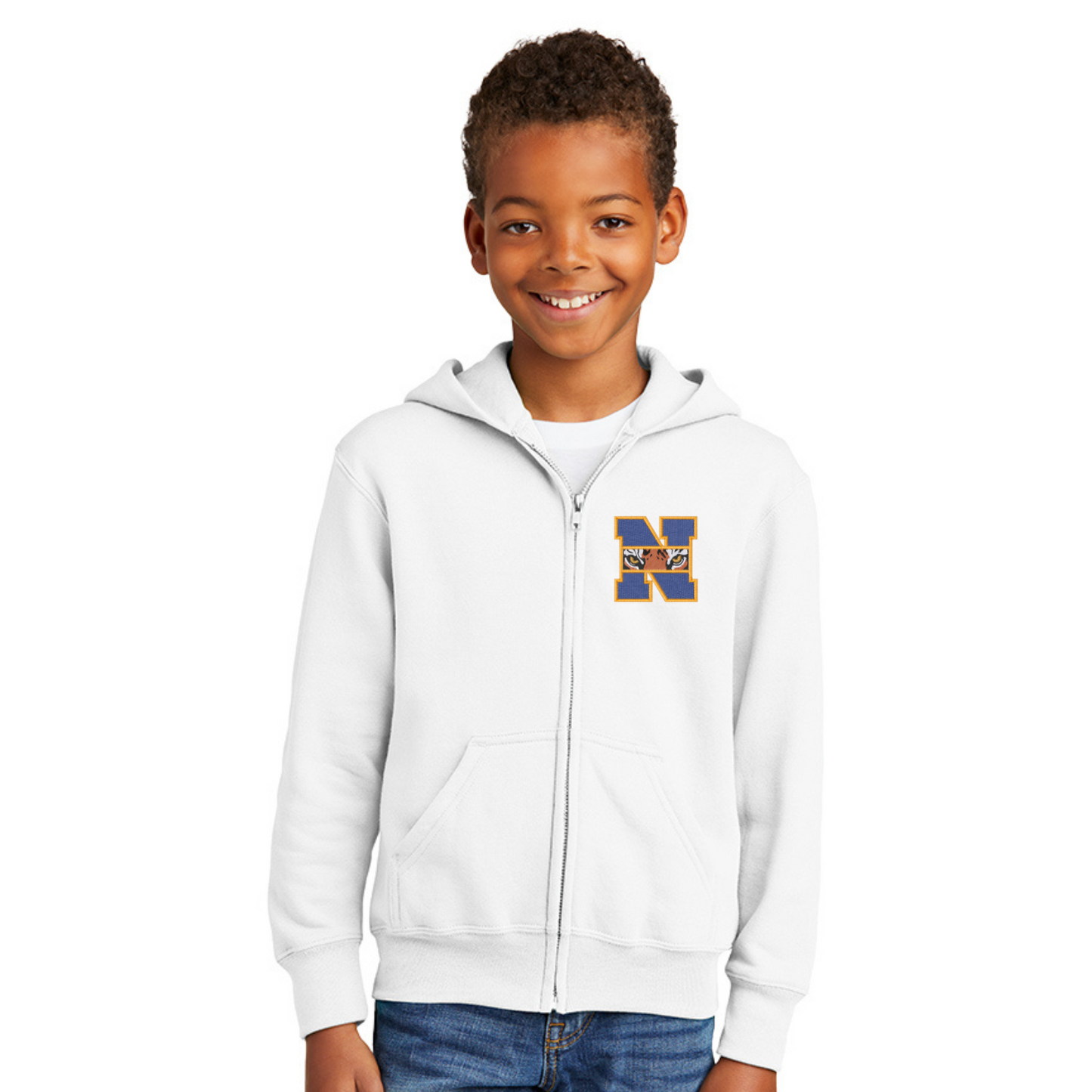 NHS Tiger Eyes Zip Up Hoodie