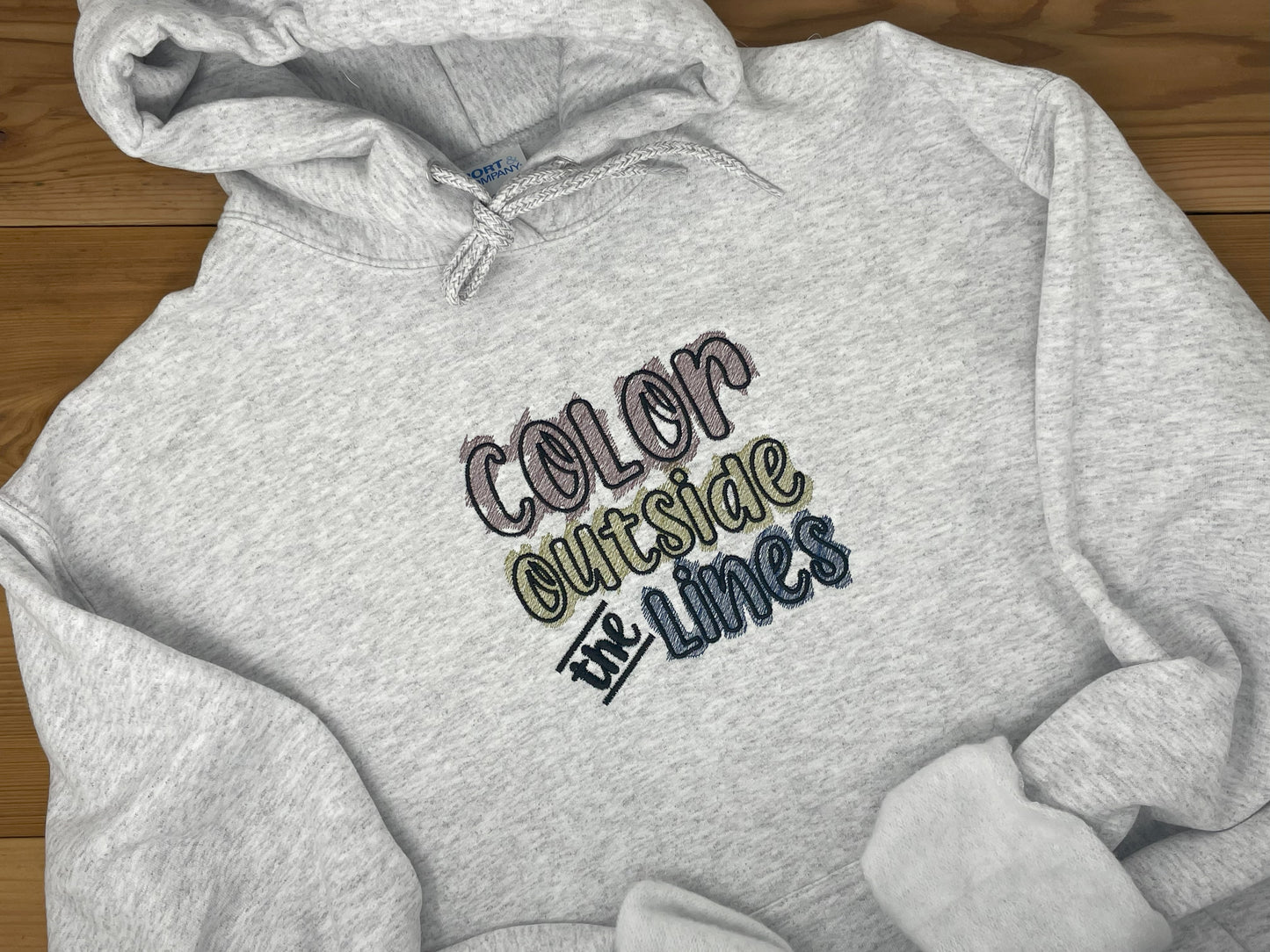 Color Outside the Lines Hoodie - S1006