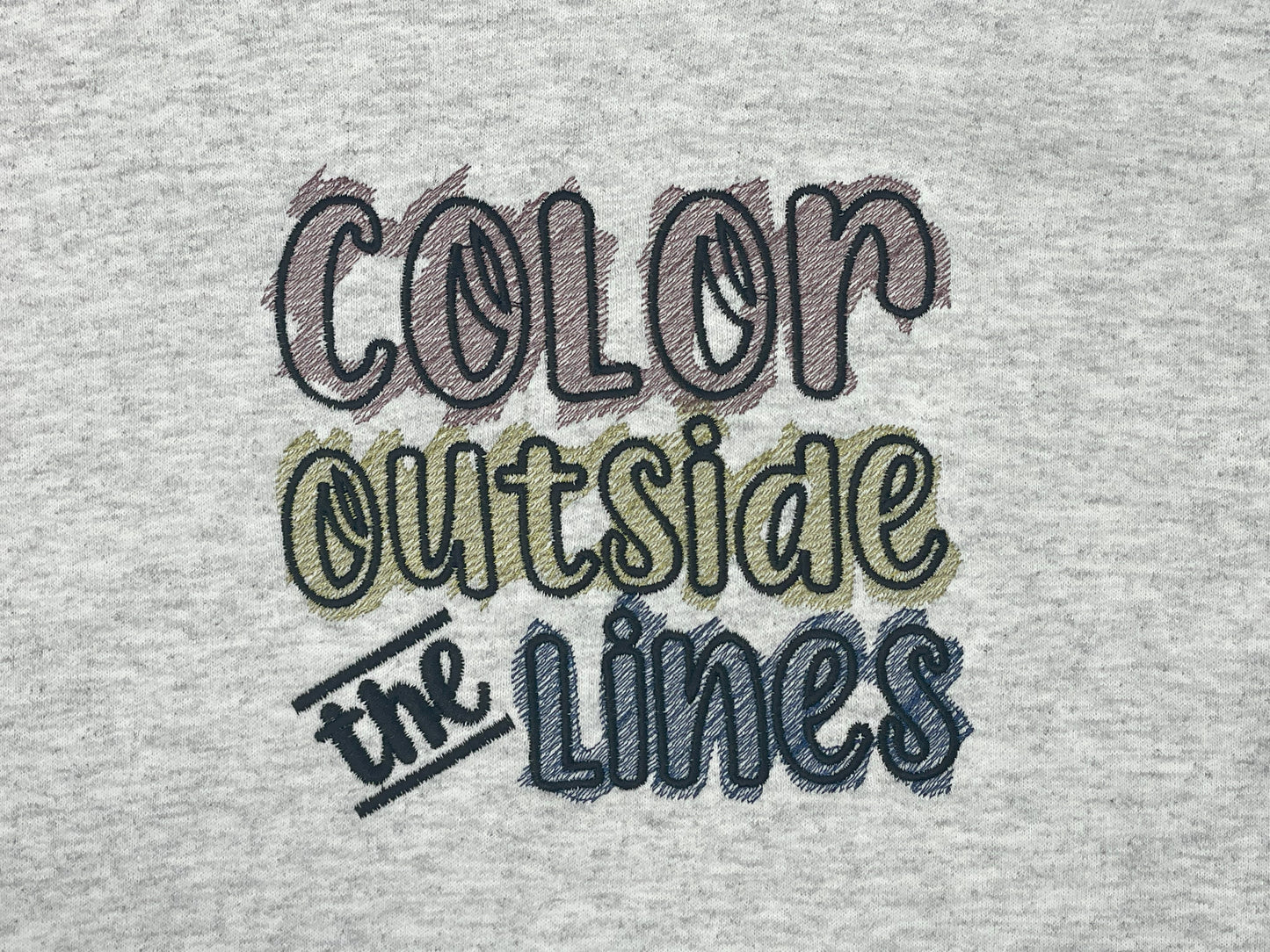 Color Outside the Lines Hoodie - S1006