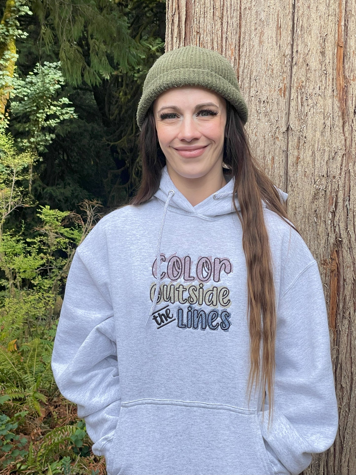 Color Outside the Lines Hoodie - S1006