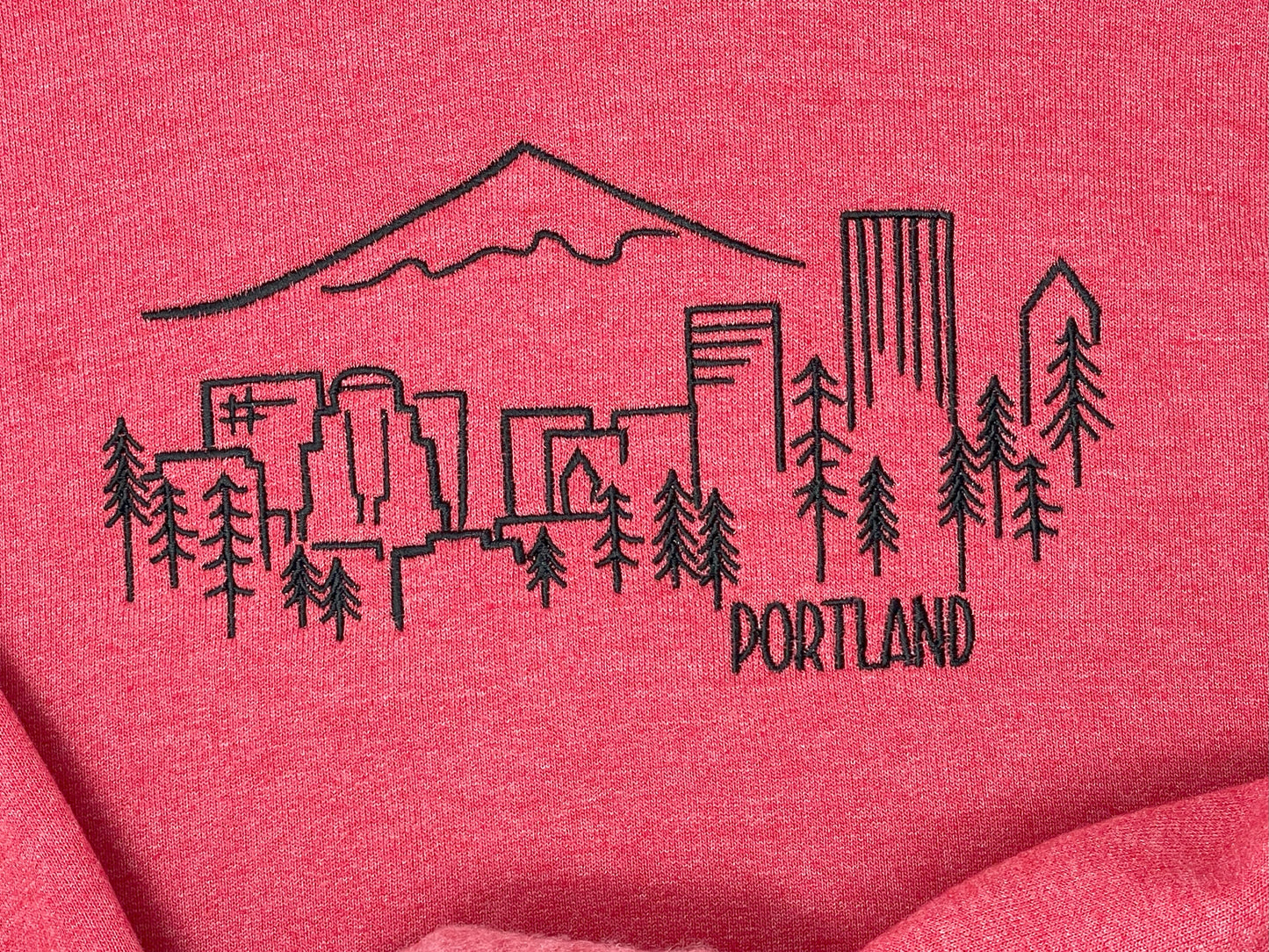 PDX, OR Skyline Hoodie - S1007