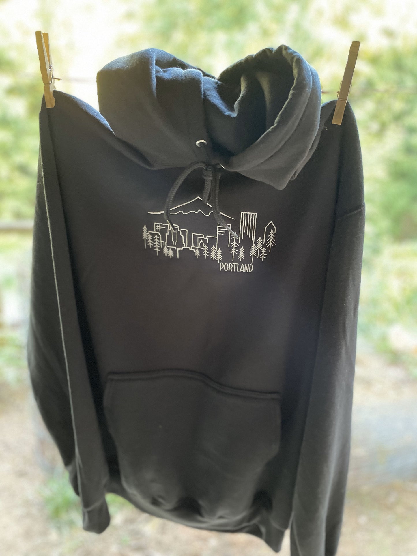 PDX, OR Skyline Hoodie - S1007