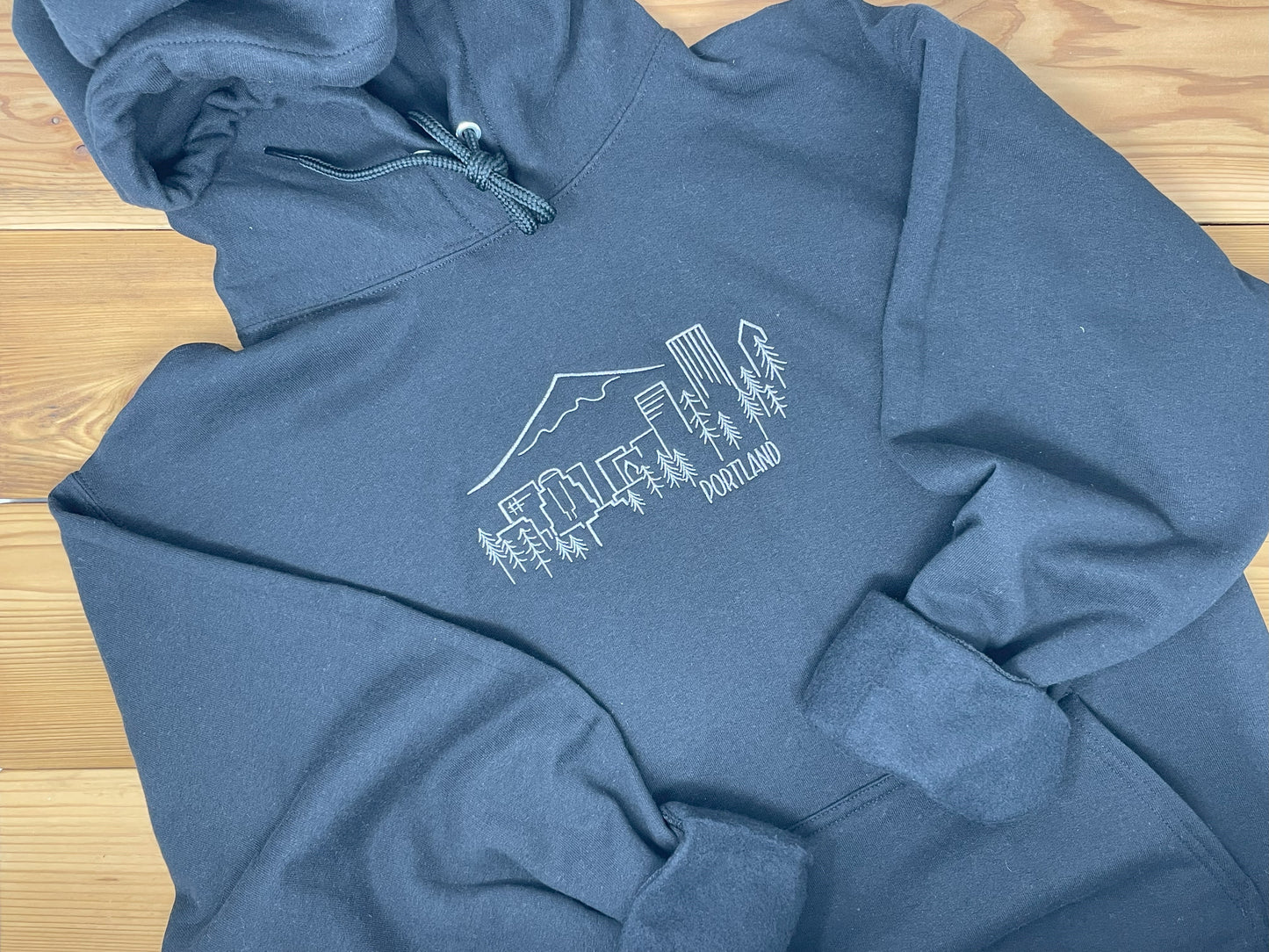PDX, OR Skyline Hoodie - S1007